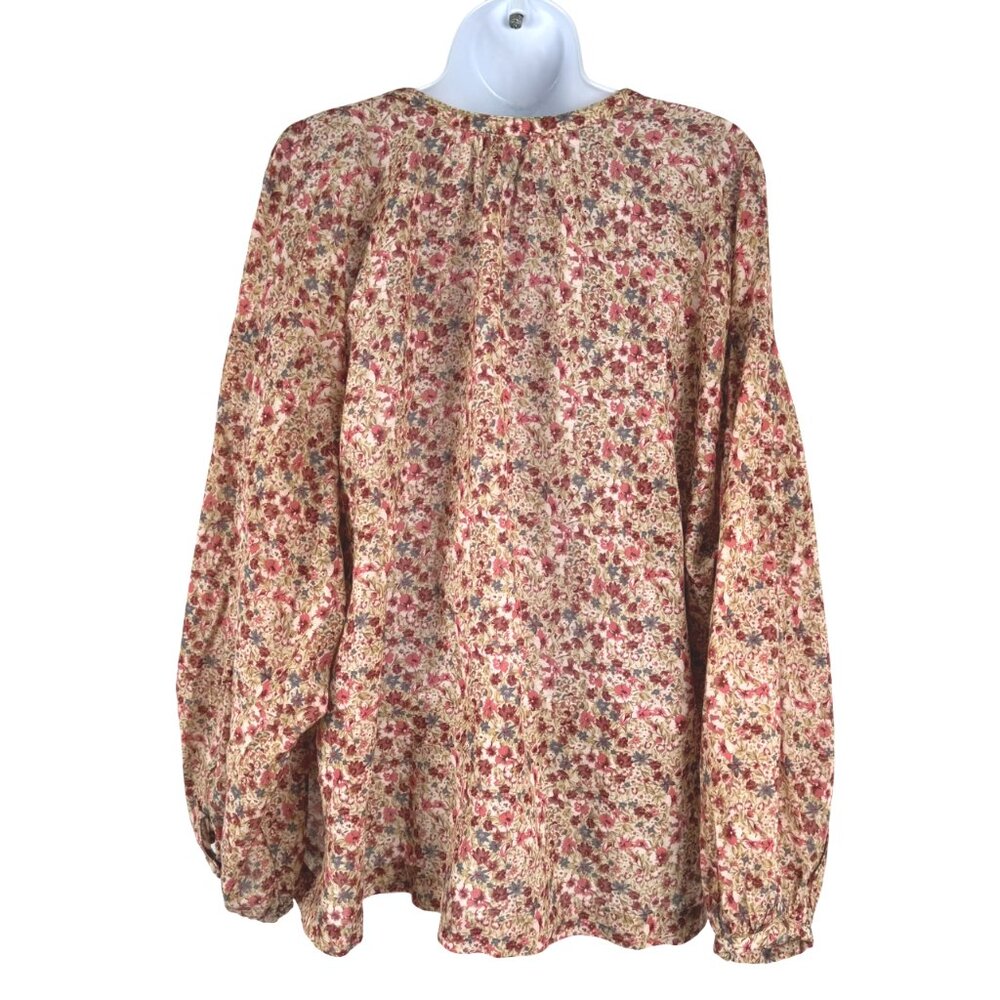 Doen Jane Blouse Top - Pink Valley Floral (Medium) - Picture 8 of 9